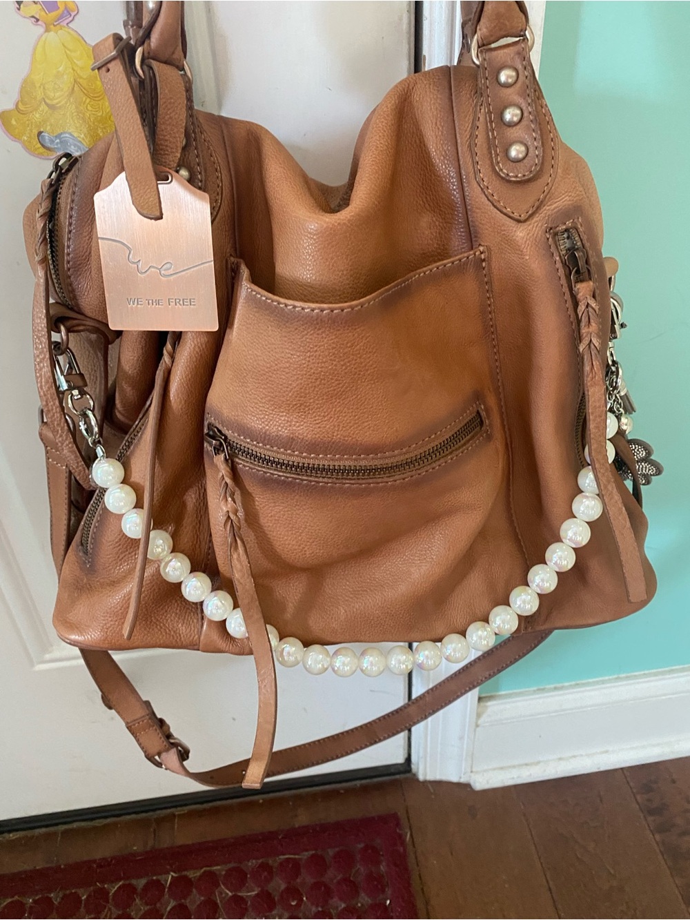 Free People Emerson Tote in Saddle